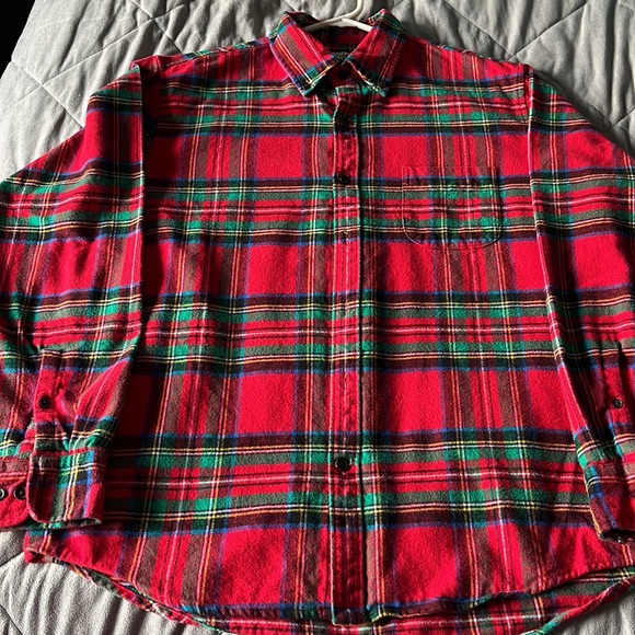 Lands’ End Flannel Shirt - Picture 11 of 11